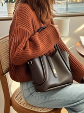 LILY Yavrulu Tote Omuz Çantası Acı Kahve