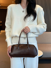 CARLA Retro Baget Omuz Çantası Acı Kahve